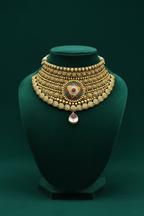 22kt Gold Temple Necklace Set