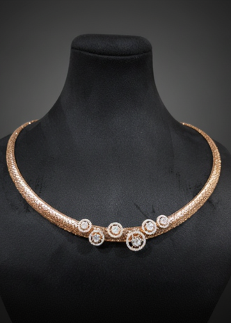 18 karat Diamond Hasli Necklace