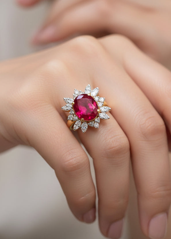 Ruby Radiance Ring