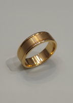 Zenith Matte Gold Band - Unisex