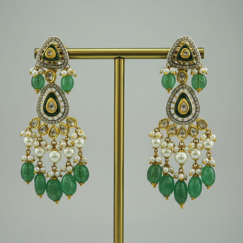 Open Polki Necklace Set