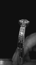 Heritage Engraved Solitaire Ring