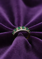 Emerald & Diamond Eternity Ring