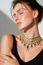 Royal Chandelier Necklace Set