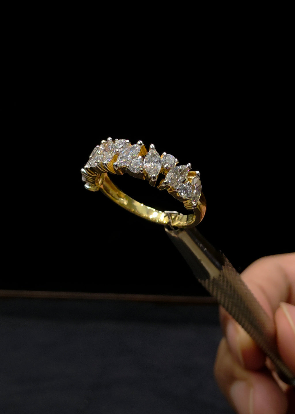 Marquise Brilliance Diamond Band