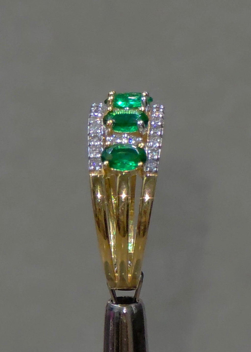 Emerald & Diamond Eternity Ring