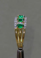 Emerald & Diamond Eternity Ring