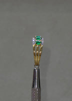 Emerald & Diamond Eternity Ring