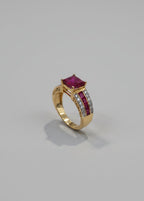 Ruby & Diamond Statement Ring