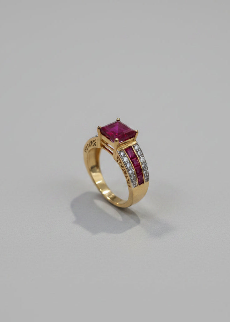 Ruby & Diamond Statement Ring