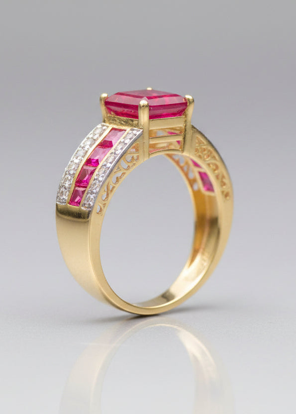 Ruby & Diamond Statement Ring