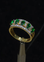 Emerald & Diamond Eternity Ring