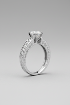 Heritage Engraved Solitaire Ring