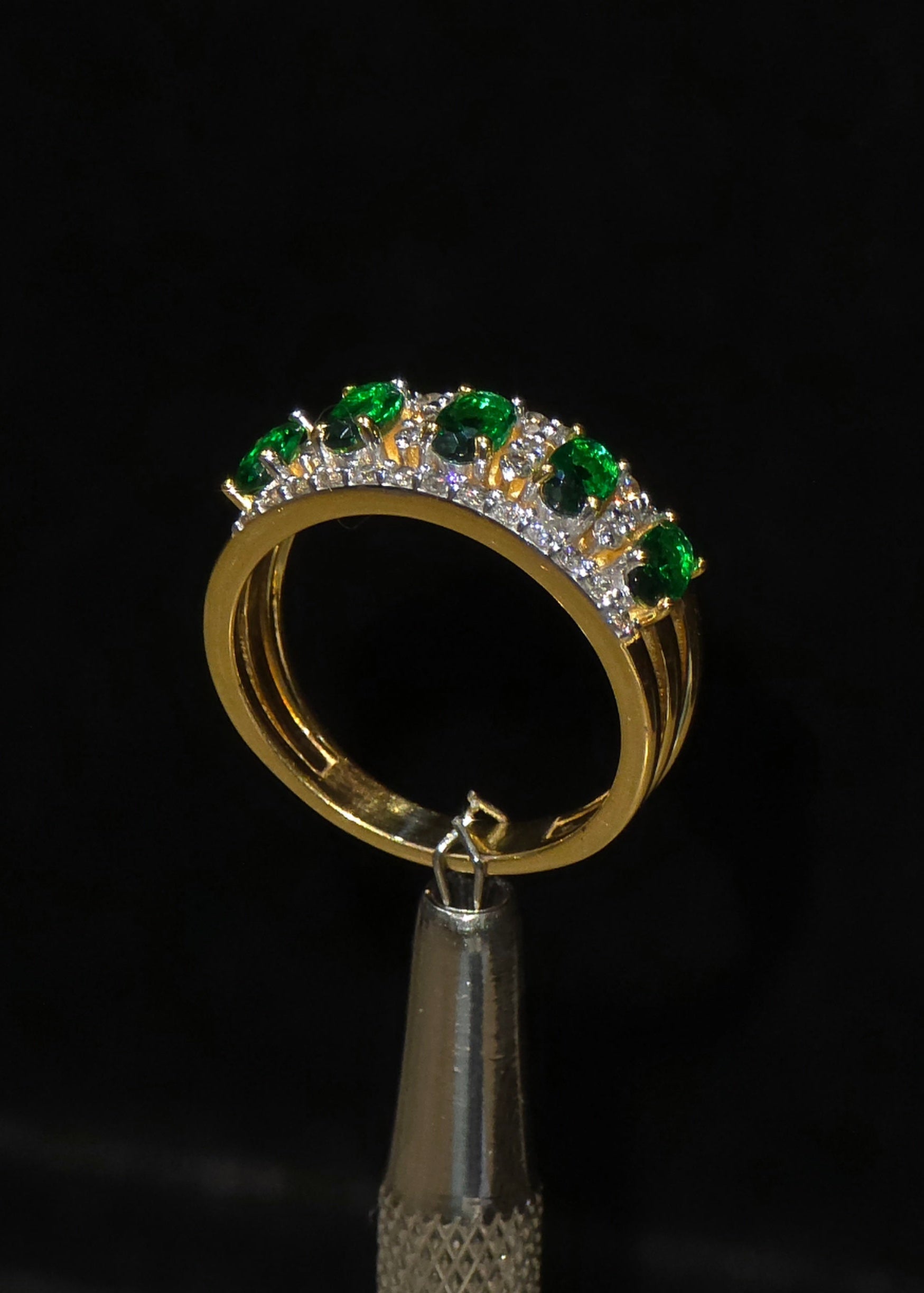 Emerald & Diamond Eternity Ring