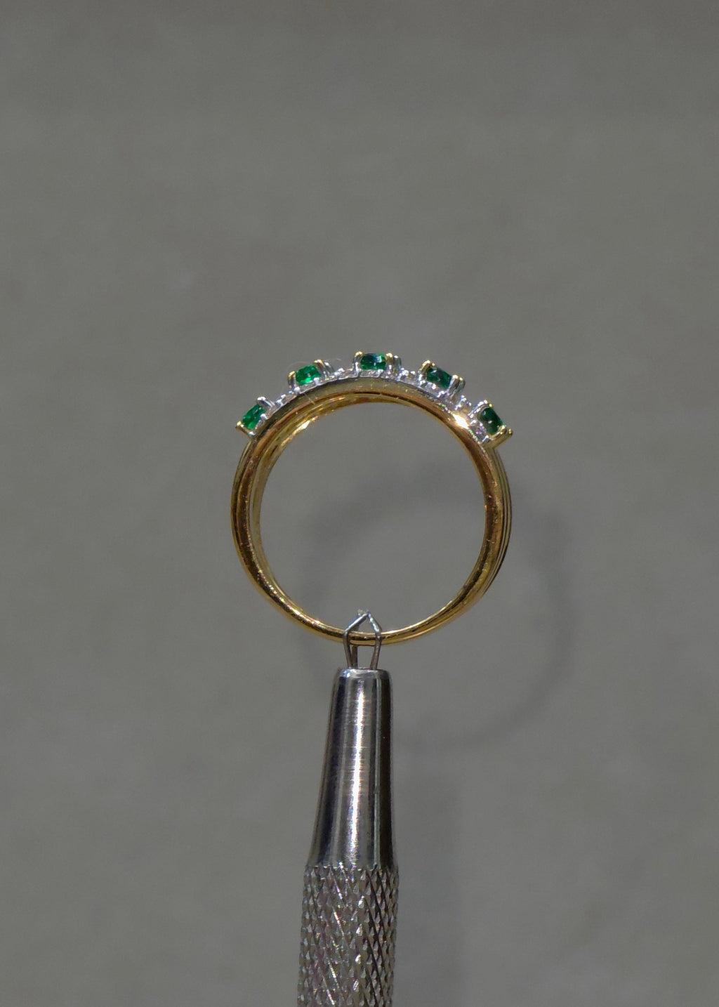Emerald & Diamond Eternity Ring