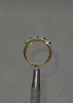 Emerald & Diamond Eternity Ring