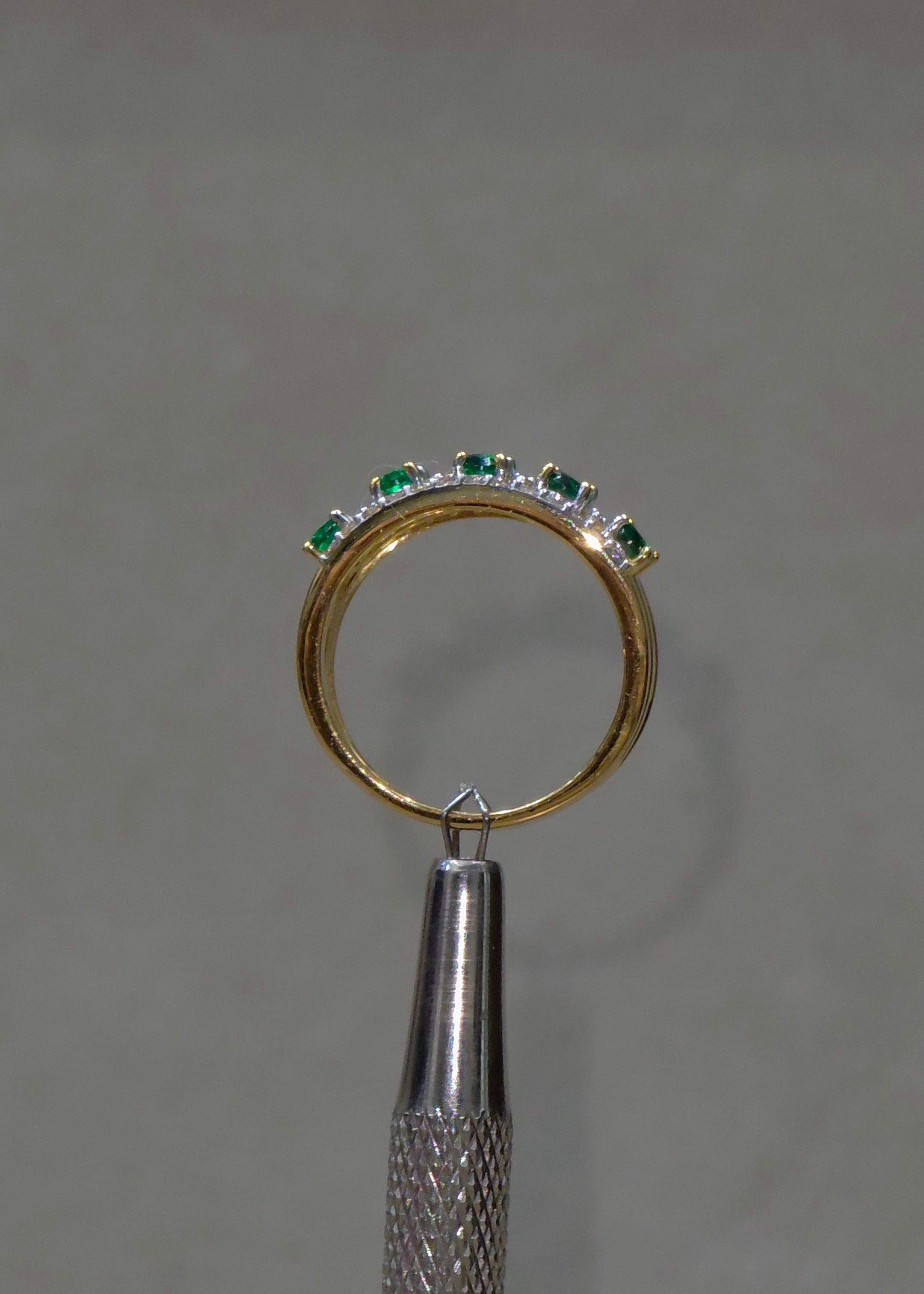 Emerald & Diamond Eternity Ring