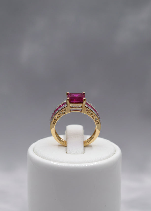 Ruby & Diamond Statement Ring
