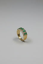 Emerald & Diamond Eternity Ring