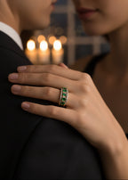 Emerald & Diamond Eternity Ring
