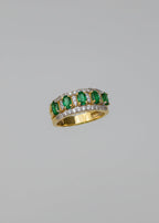 Emerald & Diamond Eternity Ring