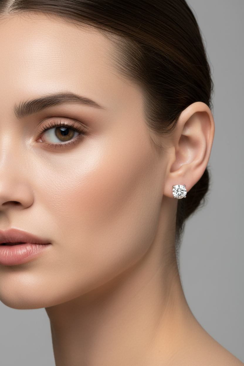 Designer Solitaire Diamond Stud - 1 Piece