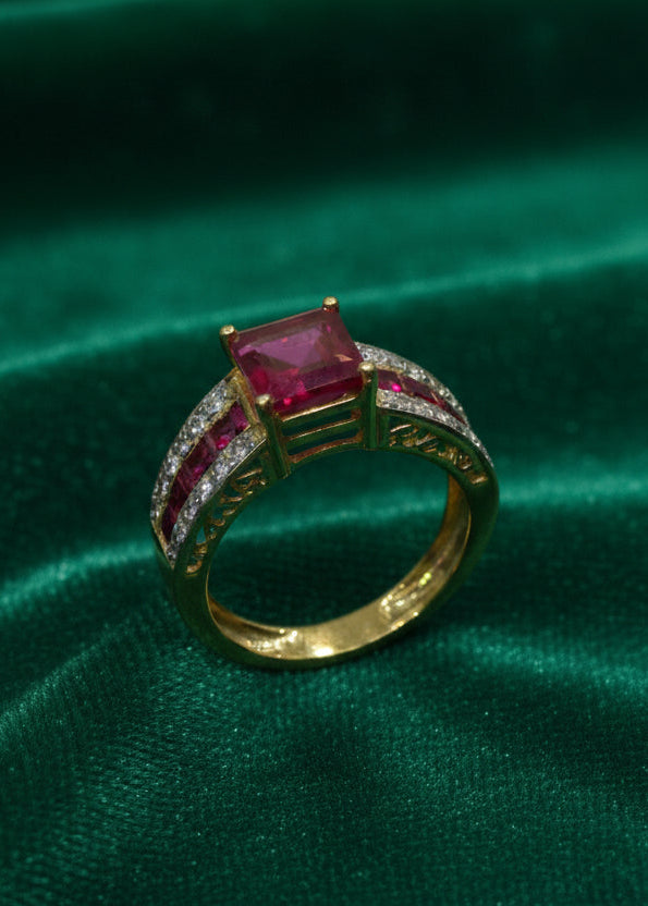 Ruby & Diamond Statement Ring