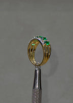 Emerald & Diamond Eternity Ring