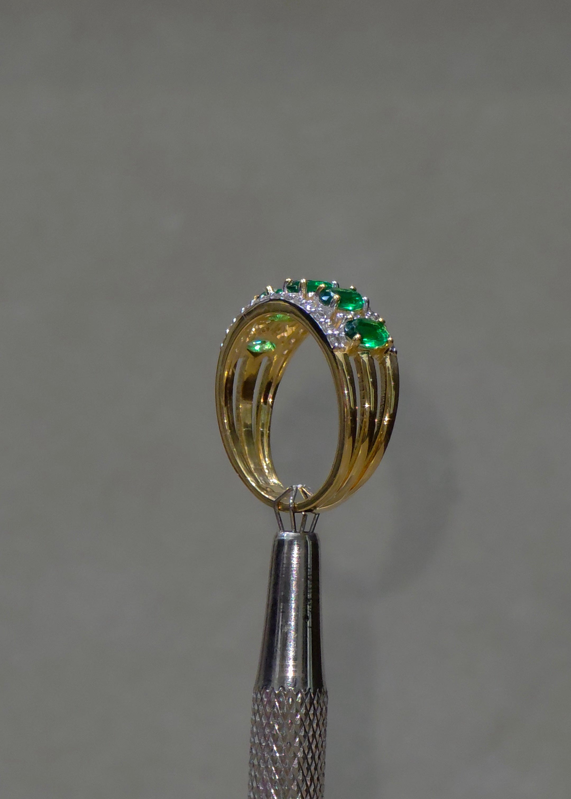 Emerald & Diamond Eternity Ring