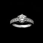 Heritage Engraved Solitaire Ring