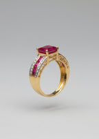 Ruby & Diamond Statement Ring