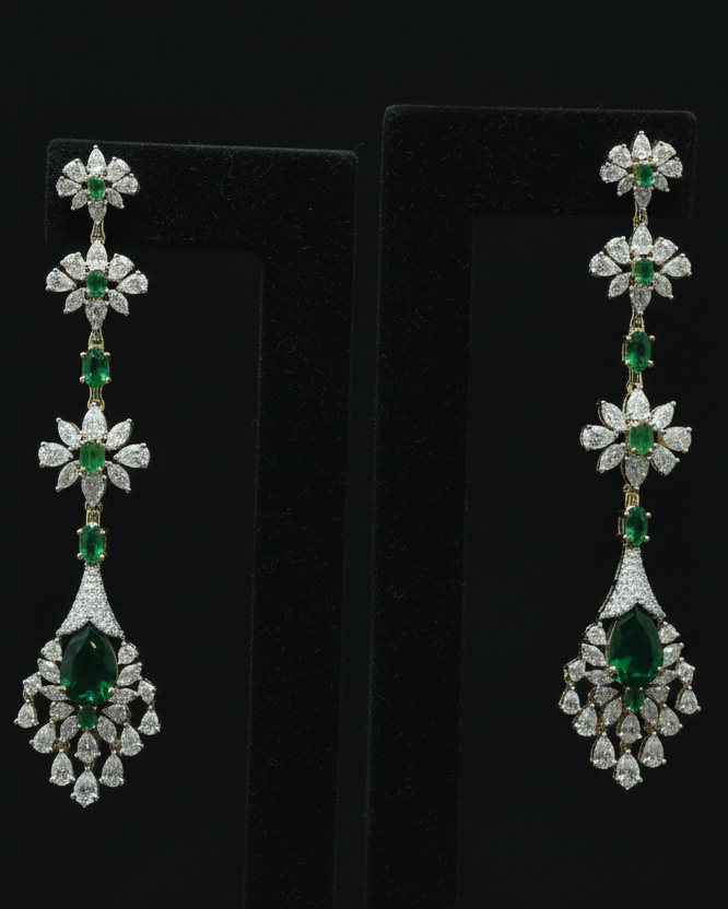 Royal Chandelier Necklace Set