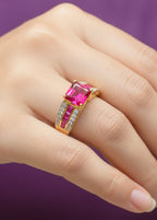 Ruby & Diamond Statement Ring