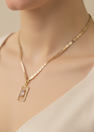 Golden Ladder Pendant