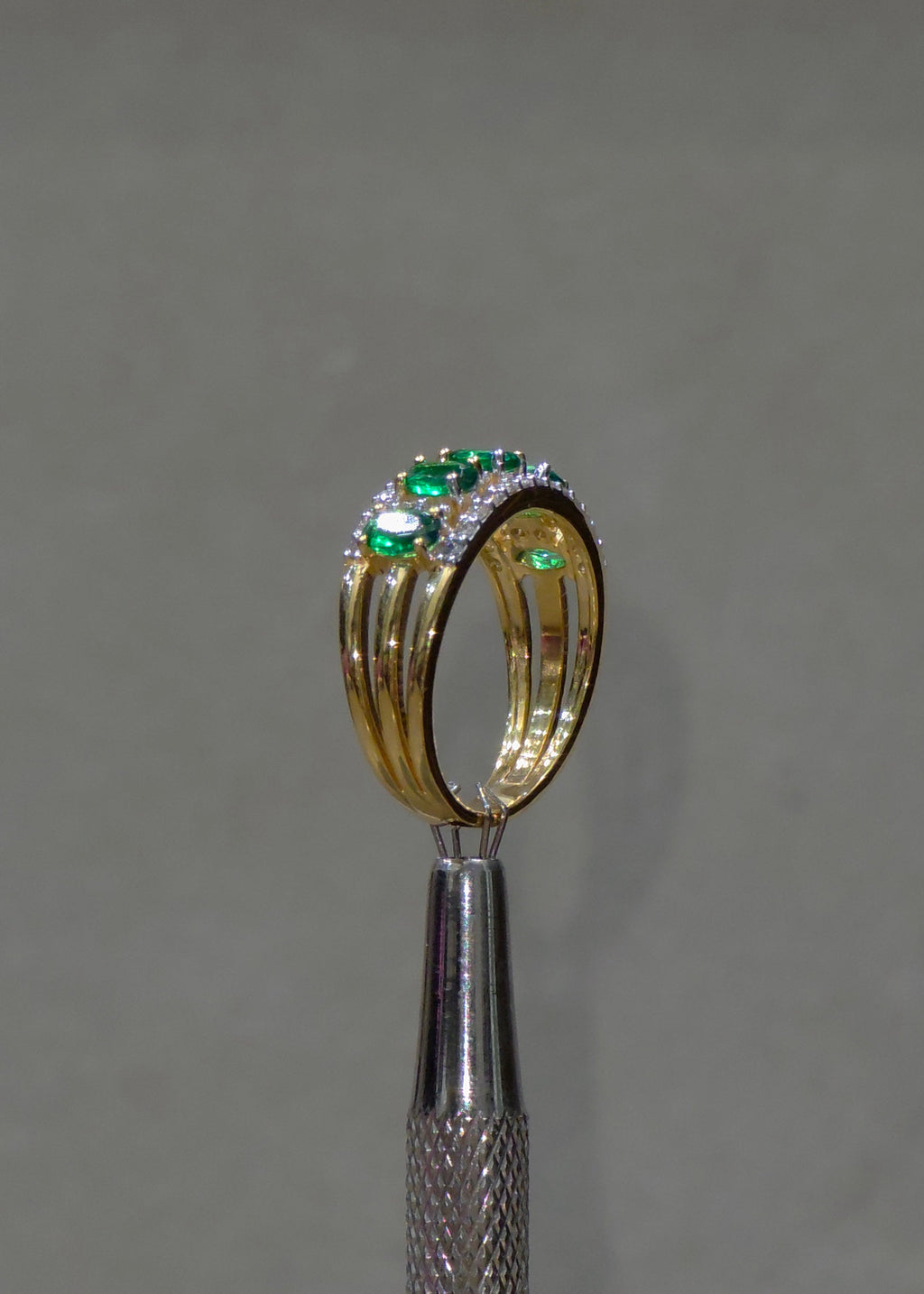 Emerald & Diamond Eternity Ring