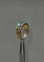 Emerald & Diamond Eternity Ring