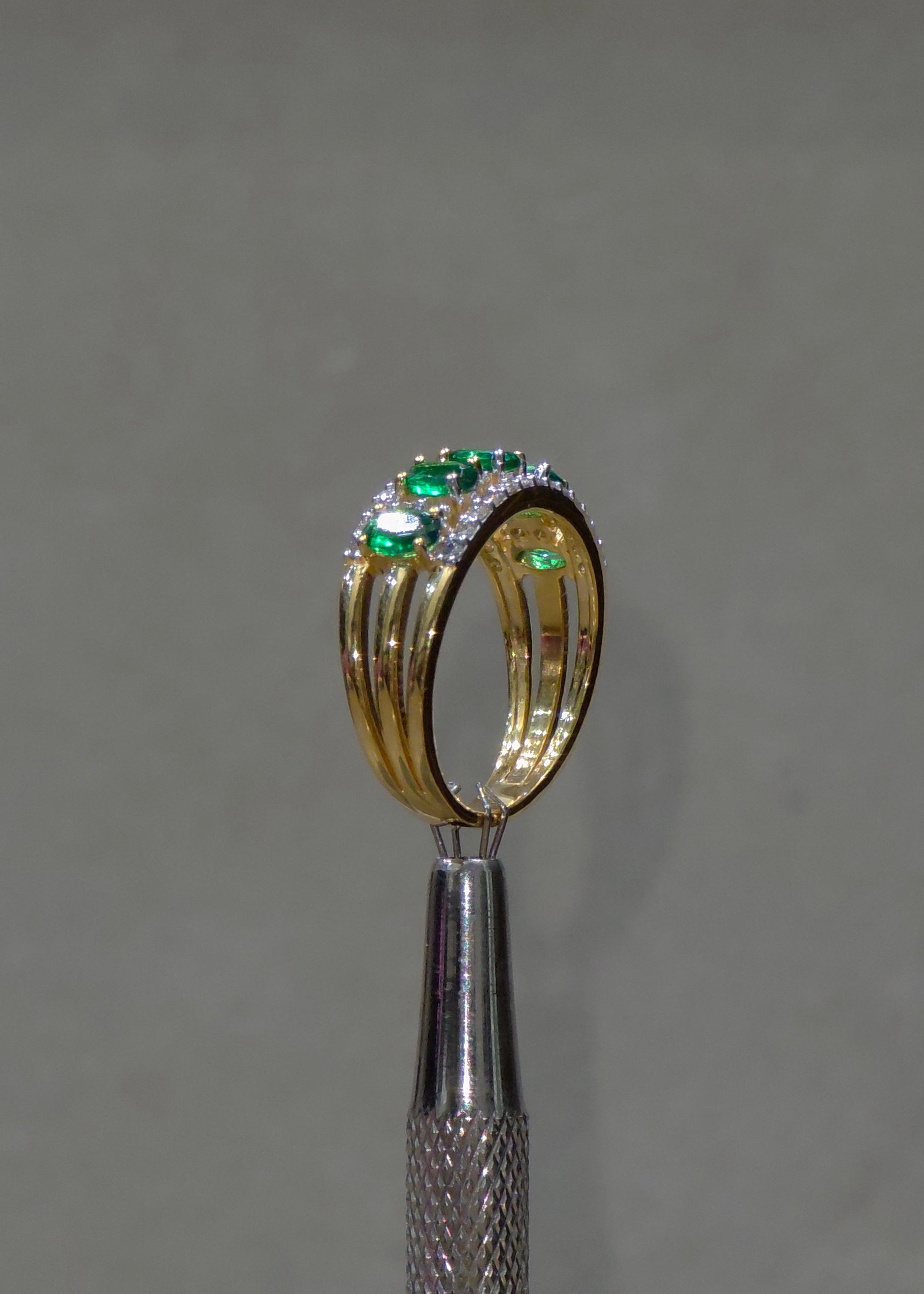 Emerald & Diamond Eternity Ring