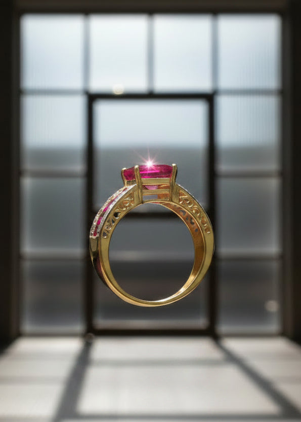 Ruby & Diamond Statement Ring