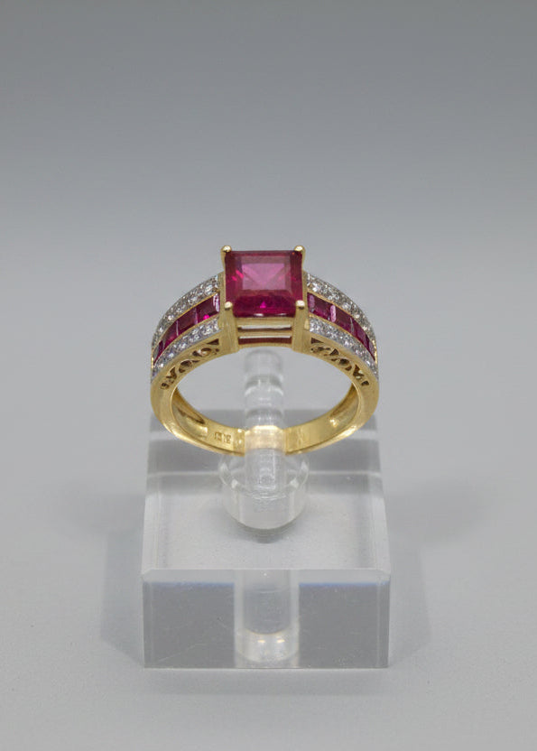 Ruby & Diamond Statement Ring