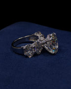 Crowned Oval Solitaire Ring