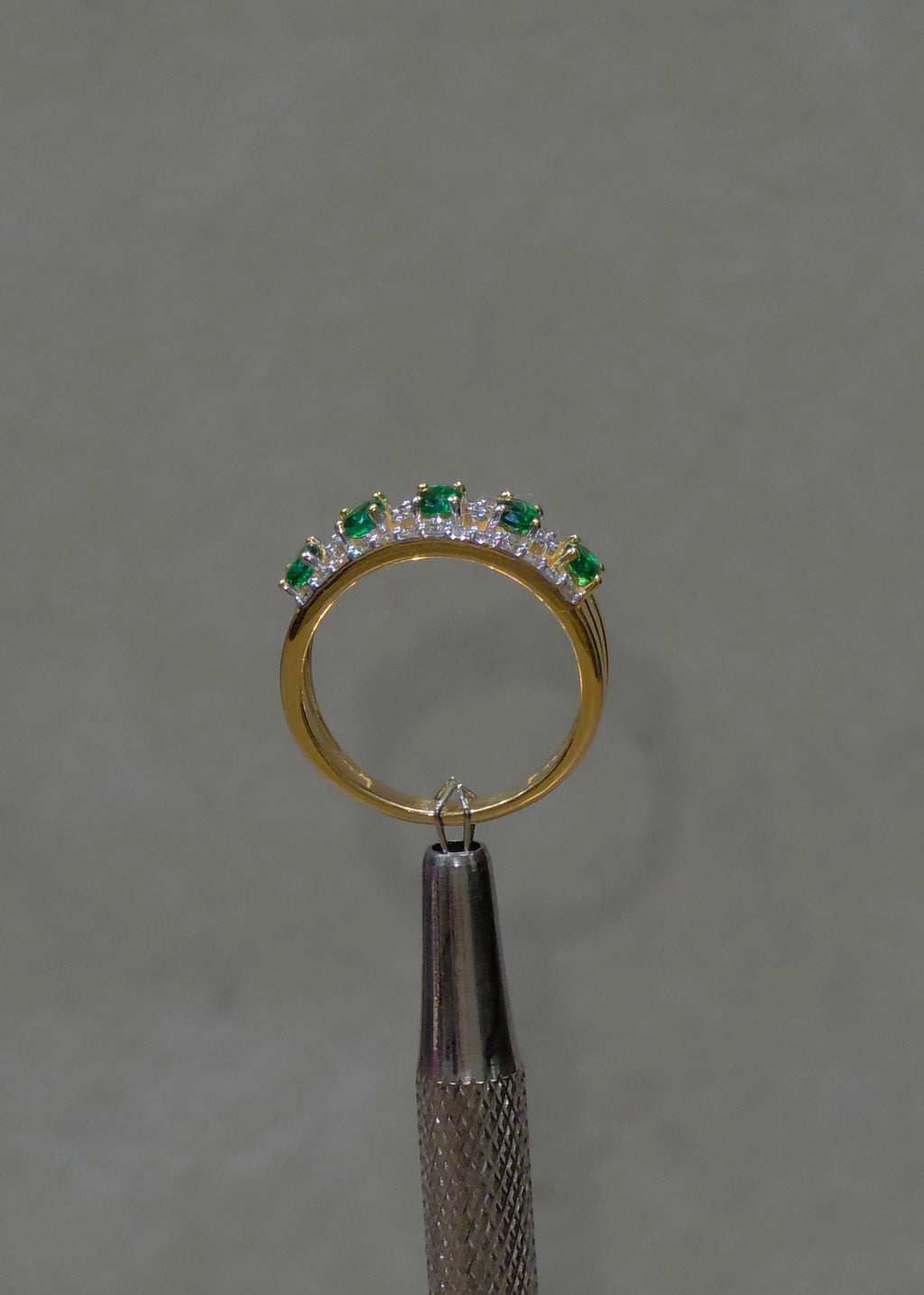 Emerald & Diamond Eternity Ring