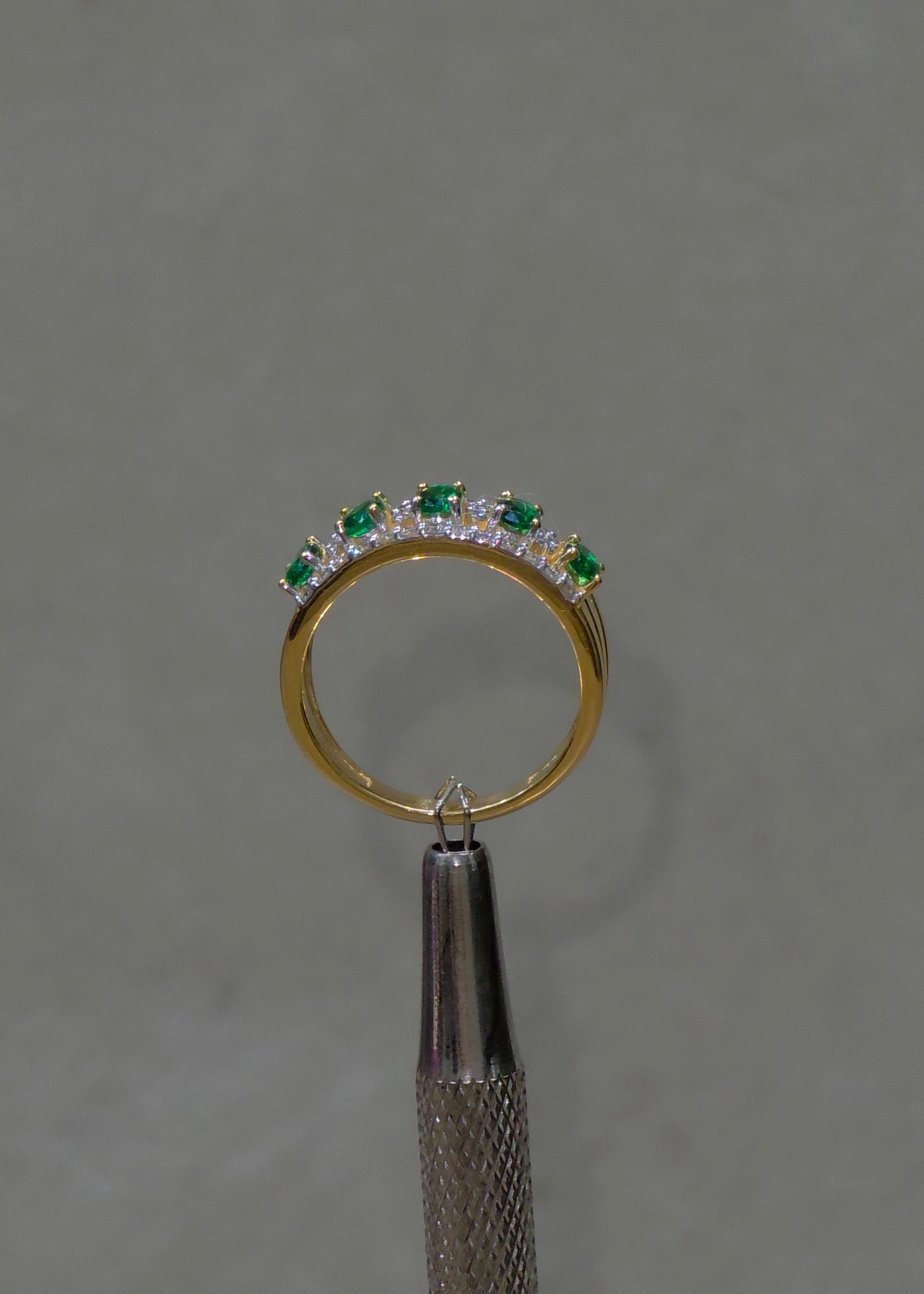 Emerald & Diamond Eternity Ring