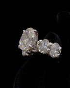 Crowned Oval Solitaire Ring