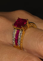 Ruby & Diamond Statement Ring